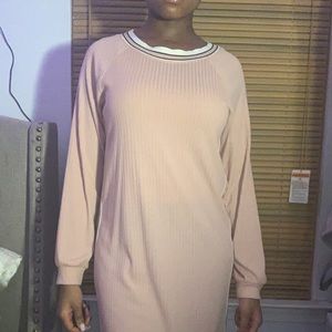 Oversized Pink Dress